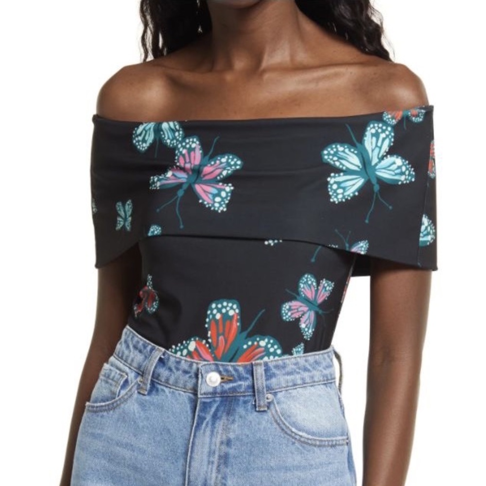 NWT Nordstrom by Christina Martinez butterfly bodysuit